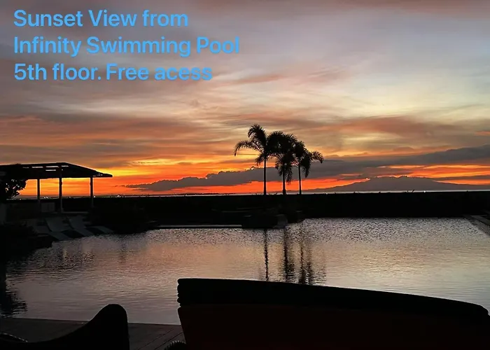 Apartment Luxurious Modern 2 Bedrooms Facing Bay Sunset, Airports, Okada, Solaire, Moa With Free Parking