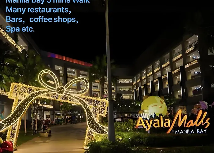 Luxurious Modern 2 Bedrooms Facing Bay Sunset, Airports, Okada, Solaire, Moa With Free Parking Apartment *
