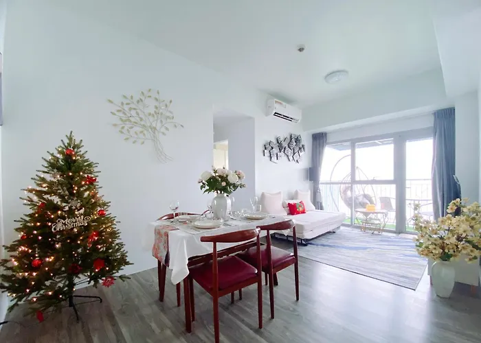 Luxurious Modern 2 Bedrooms Facing Bay Sunset, Airports, Okada, Solaire, Moa With Free Parking